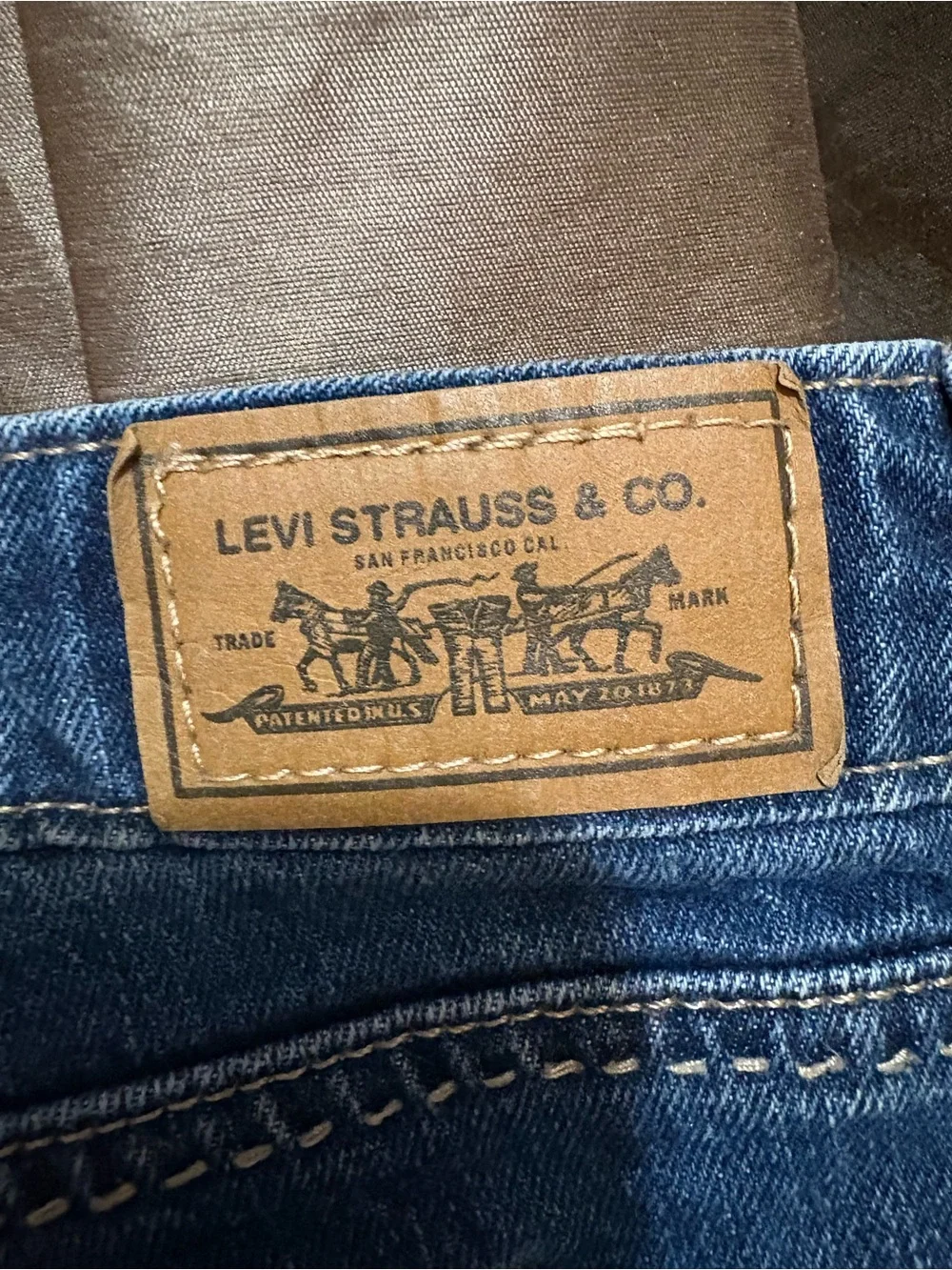 Levi's Medium Blue Women's Denim Shorts